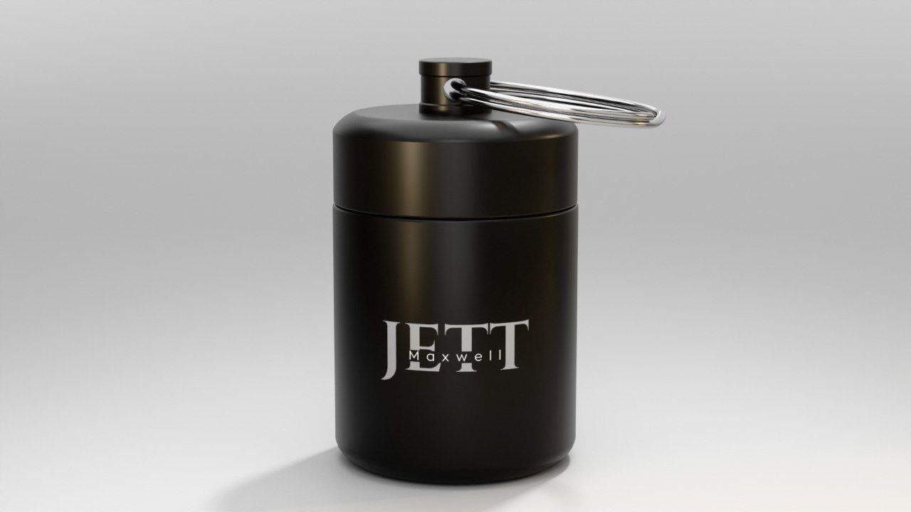 Jett Maxwell black keyring carry case